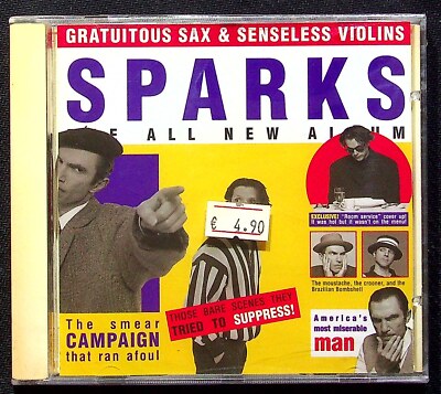 Sparks Gratis Sax & Senseless Violins Cd versiegelt