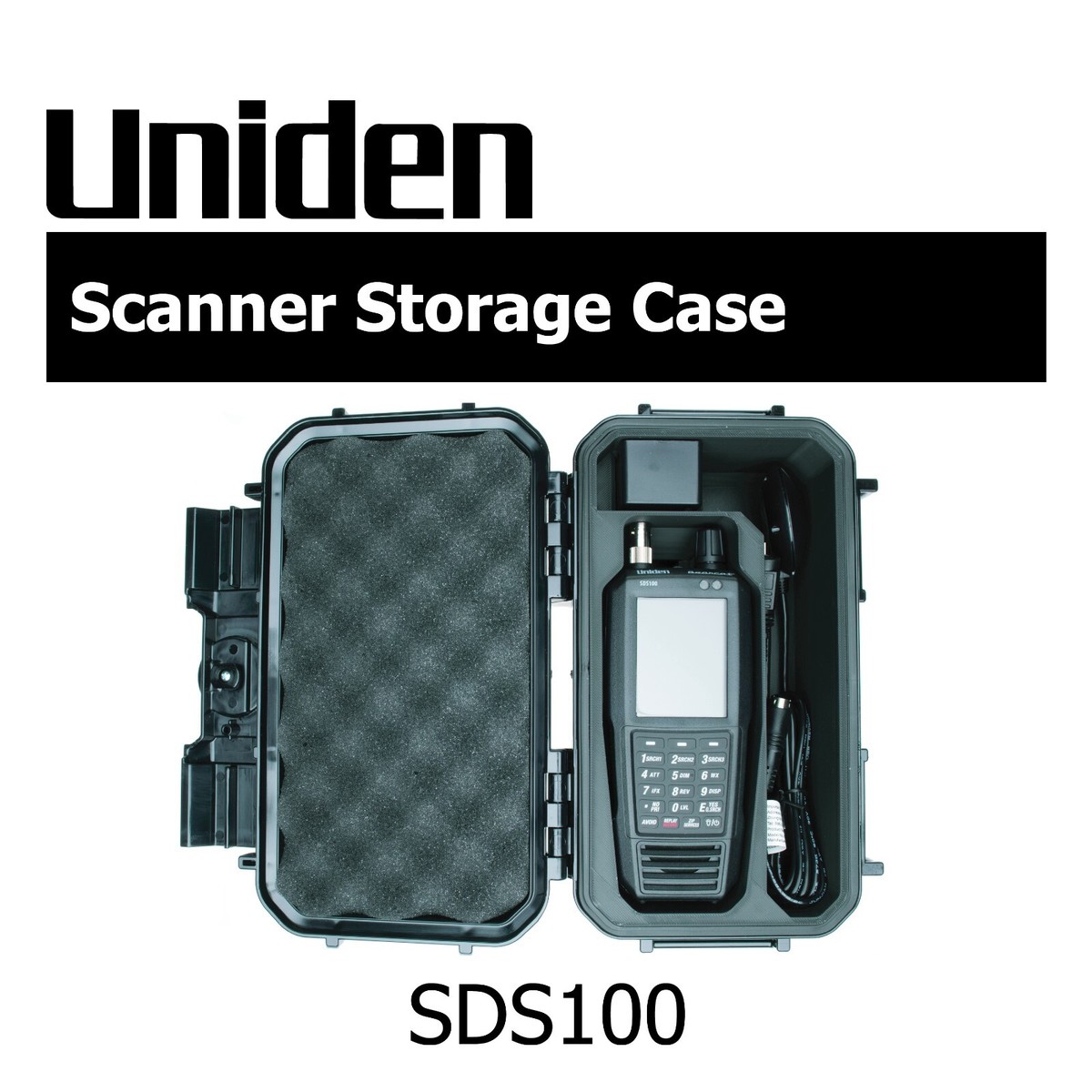 Uniden SDS100 Digital Portable Handheld Scanner Storage Carrying