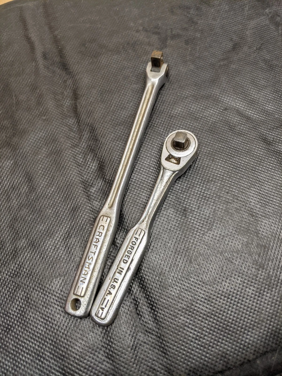 Lot of 2 Craftsman V Series 3 8 Drive Ratchet Flex Breaker Bar
