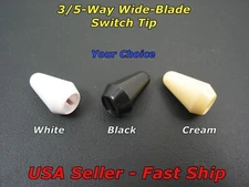 3/5-Way Guitar Selector Switch Tip Knob for US Fender, Oak Grigsby, CRL (1 Tip)