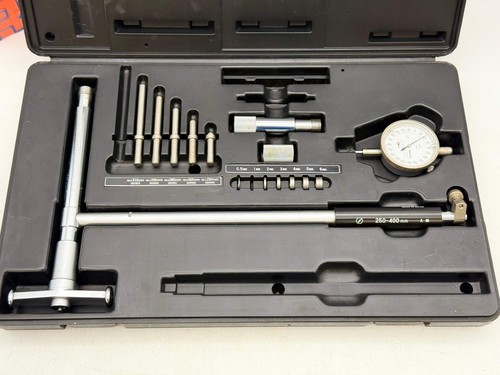 Mitutoyo 511-180 Q Bore Gauge Set w/ 2109-10 Dial Indicator, 250-400mm Range (Us - Picture 2 of 12