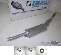 Imasaf Msd Auspuff Mitteltopf+Anbauteile FüR Alfa 75 1.6+1.8+2.0 T.S 1987-1992