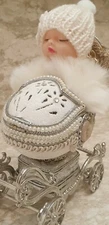 ONLYONE New Baby Jewelry box Music First Grandchild Faberge egg Baby Shower 5ct 