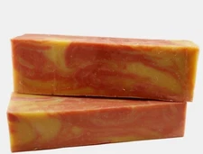 Artisan Bar Soap, Pure and natural,1 1/2 pound or 3 pound loaf. Bergamot Rose