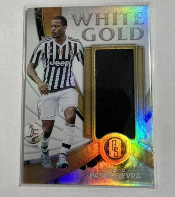 2019 Gold Standard White Gold Patch Patrice Evra /99