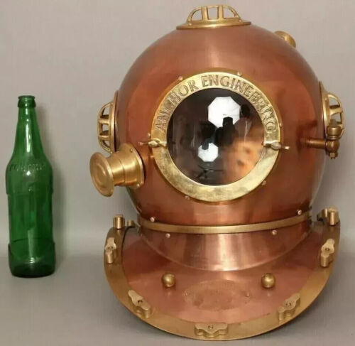 Diving Helmet US Navy Mark V Deep Sea Marine Divers Helmet Antique Designer Gift