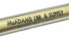 Vintage Cozad Nebraska McAdams Lumber Supply Wood Building Materials NE Pen