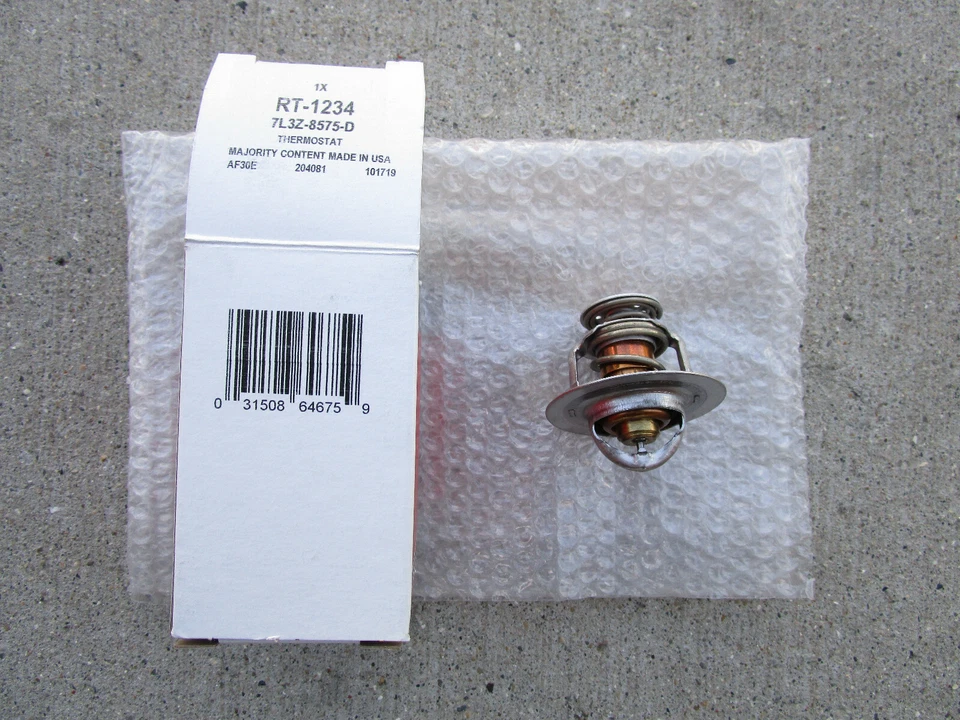 TERMOSTATO REFRIGERANTE MOTOR FORD MERCURY 7L3Z-8575-D MOTORCRAFT RT-1234 OEM NUEVO Foto 2 de 4