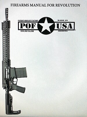 POF-USA PATRIOT ORDNANCE FACTORY PISTOLS RIFLES OWNER'S MANUALS