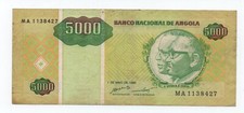 ANGOLA 5000 KWANZAS 1995 PICK 136 LOOK SCANS