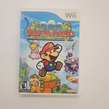Super Paper Mario Wii (Nintendo Wii, 2007) No Manual, Tested