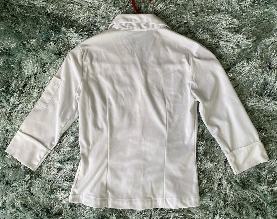 Camisa French Toast Niñas Talla 10 Blanca Uniforme Escolar Abotonada Manga Larga Top Foto 2 de 4