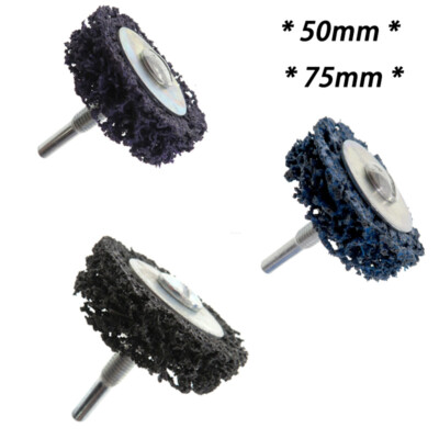 50mm 75mm Clean and Strip Disc Rust Paint Welding Spatter Removal 6mm Shank