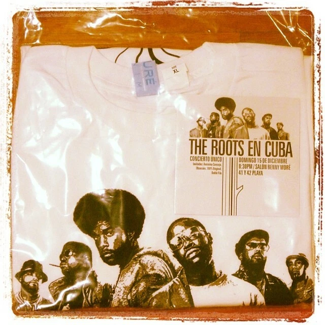 The Roots in Cuba Limited Edition Tee with Free Promo CD! Brand New. - Image 2 of 4