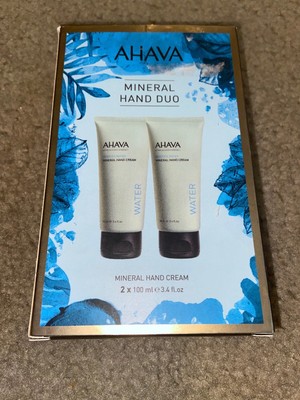 2PK AHAVA WATER MINERAL HAND CREAM 3.4 OZ