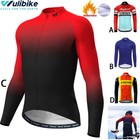 Winter Langarm Fahrradshirt Herren Thermal Fleece Radtrikot MTB Rennrad Trikot