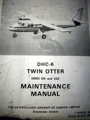 de Havilland Canada DHC-6 Twin Otter Service Manual Series 100 & 200