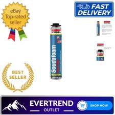 Self-Expanding Soudafoam Gap Filler 750ml - Water & Heat Resistant Insulation