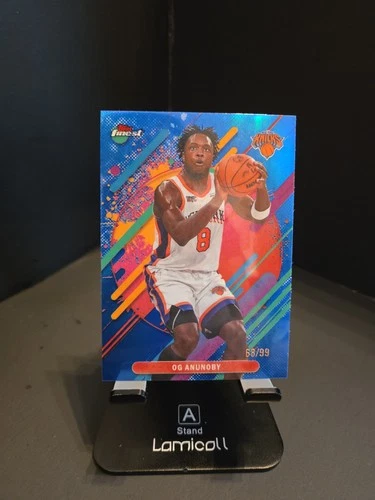 2025-26 Topps Finest - Rare OG Anunoby #227 Blue Refractor /99 SP NBA Champ 26'