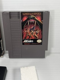 Swords and Serpents (Nintendo Entertainment System, NES) with BOX Tested