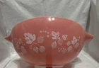 Gooseberry (White On Pink) Pyrex #444 Cinderella Mixing Bowl 1957-1966