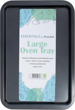 Essentials Large Oven Tray, Non Stick, Easy Clean, 43Cm X 29Cm X 2Cm, Brown