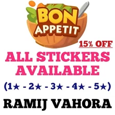 All set stickers available here 1-2-3-4-5⭐ (Superfast send) Bon Appetit Album