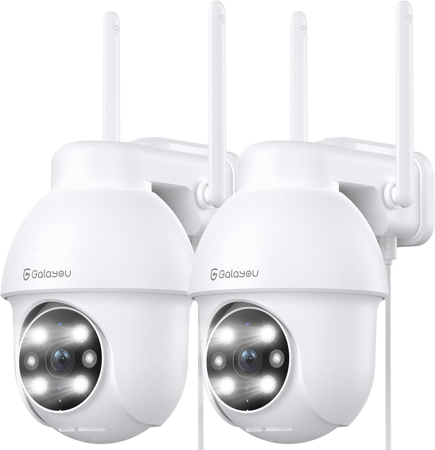 Telecamera Sorveglianza Wifi 2K per Casa: Monitoraggio Interno e Esterno