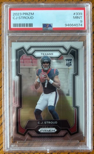 2023 Prizm CJ Stroud RC Rookie #339 Texans PSA 9