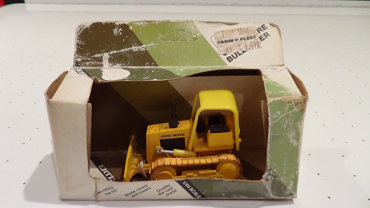John Deere Dozer Vintage Manufacture Diecast Construction