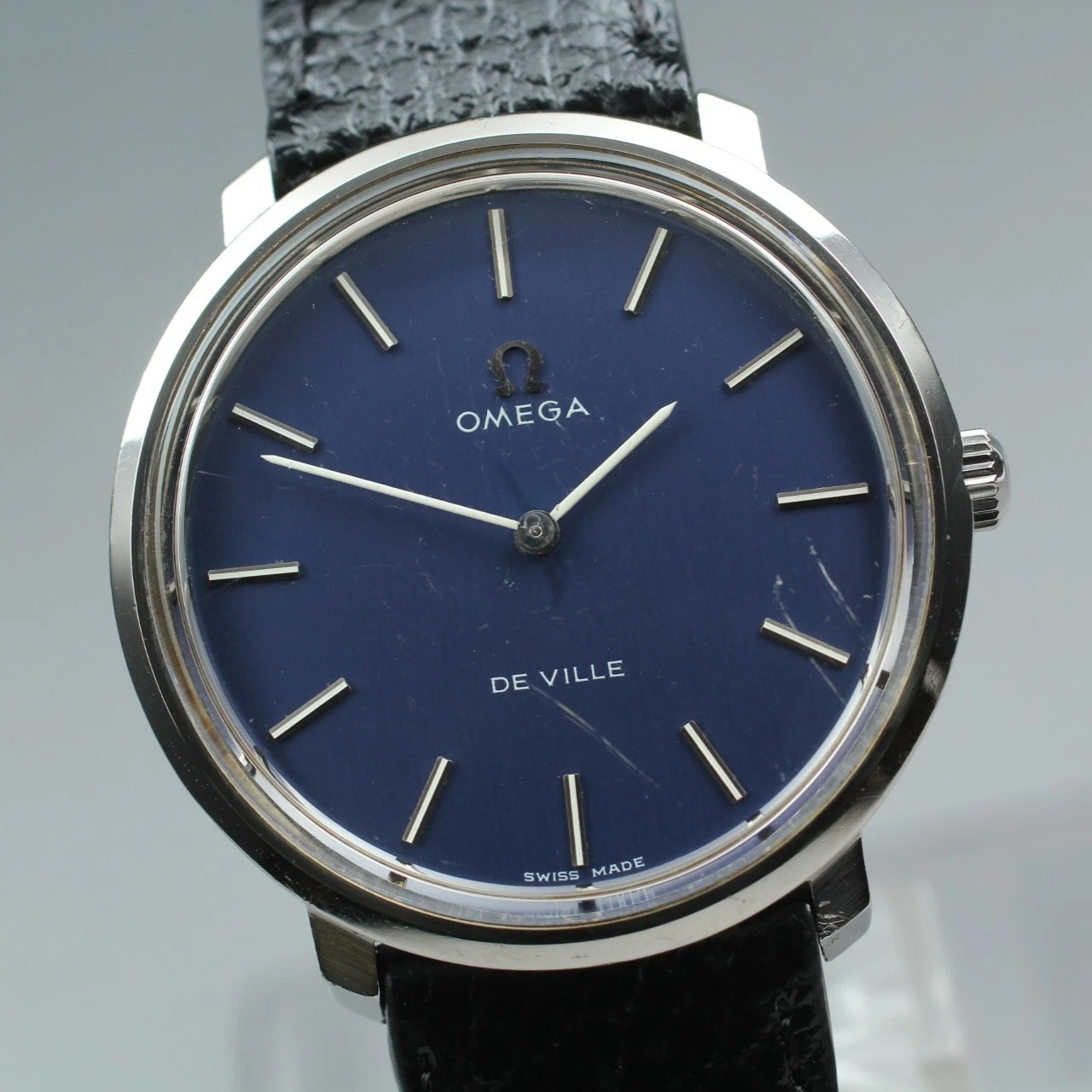Omega — Vintage 1970s [EXC+5] OMEGA De Ville Tool.104 Navy Dial Men's Manual Watch U612