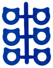 Wilson Shok-Buff Recoil Buffers 1911 Full Size Blue Polyurethane 6 Pack - 2B