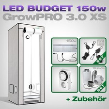 GrowPRO LED Growbox set completo 60x60x160 - hortiONE 420 150W, AKF+RV entry level