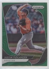 2020 Panini Prizm Tier II Green Prizm Justin Verlander #151 0qy0