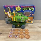 1989 TMNT Pizza Thrower Vintage Playmates Toy COMPLETE Boxed Not Working