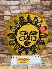 Opalhouse Jungalow Sun Decorative 16” Pillow Embroidered Sun Fringe ￼Pillow