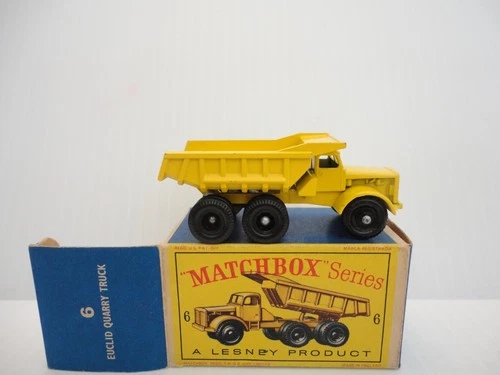 1963 MOKO Lesney Matchbox No.6c 'EUCLID DUMP TRUCK' wheel type 1---see photos &