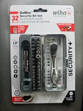 Wiha 32-Piece GoBox Security Bit Screwdriver with Mini Ratchet