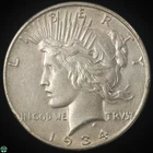 1934-P Silver PEACE Dollar - Extra Fine Details - Mintage of: 954,057