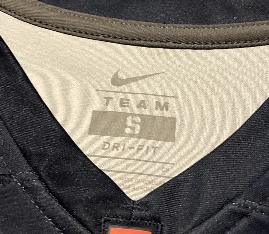 Футболка мужская Nike Illinois Fighting Illini размер Small синяя Dri-Fit No1 - Изображение 4 из 4