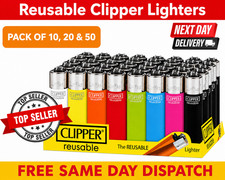 Clipper Lighters - Genuine - Standard Size - 10,20,50 pack UK