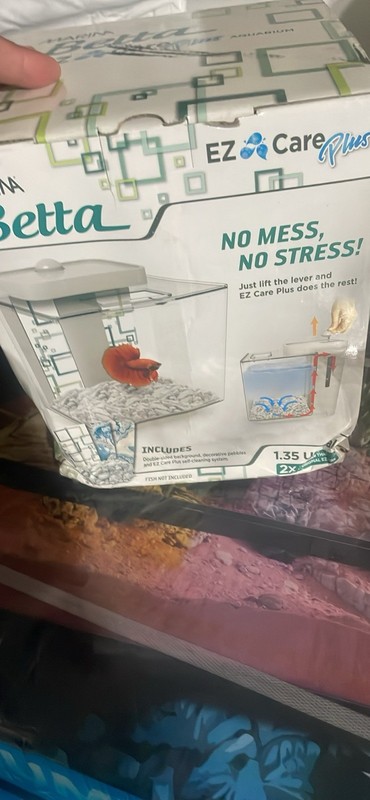 Marina 5G LED Freshwater Aquarium Kit 5 gal Glass Rectangle Tank 10.5 in