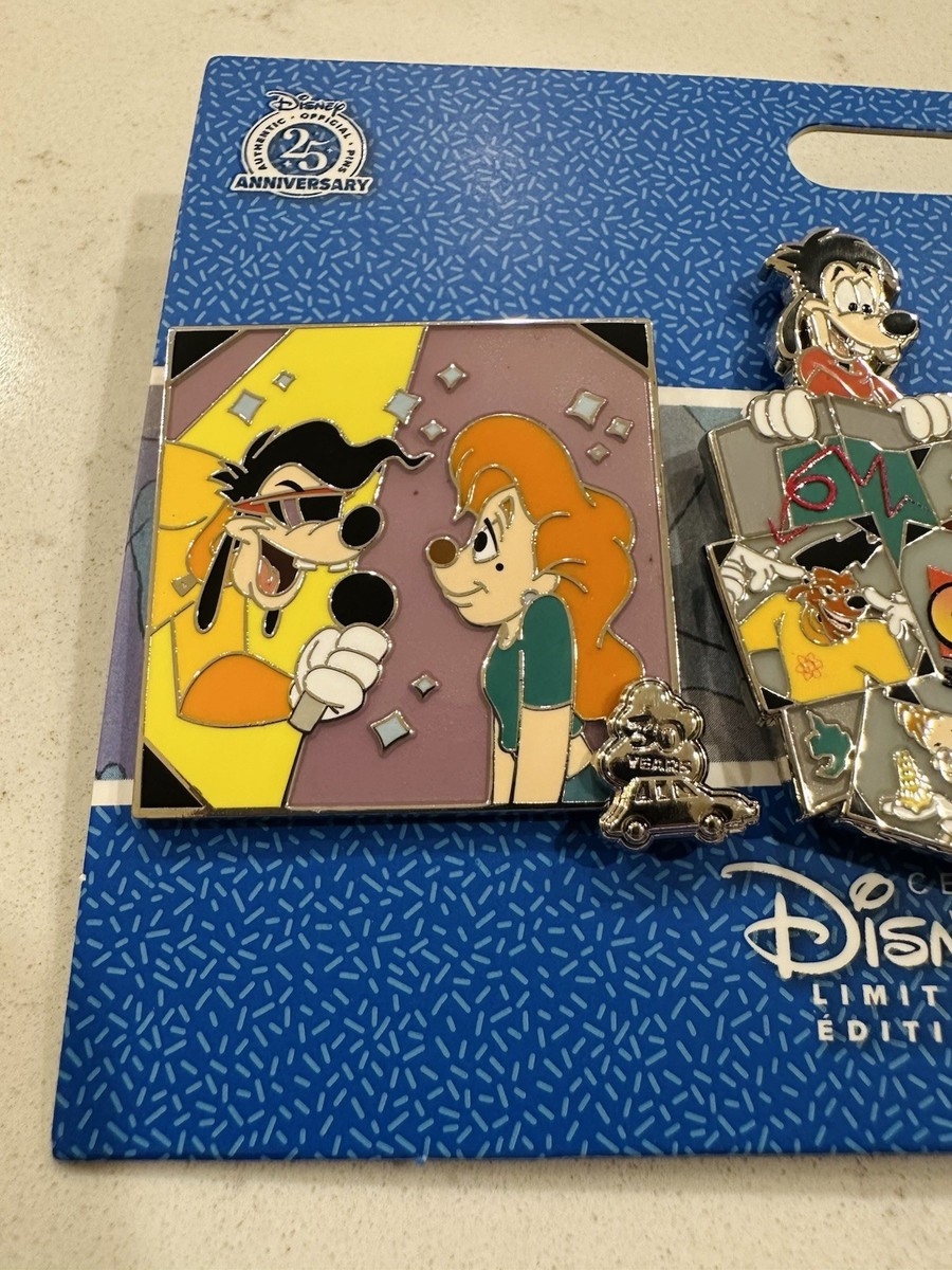 2025 Disney Store 3 Pin Set A Goofy Movie 30th Anniversary