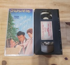It  s a Wonderful Life VHS Frank Capra 1946 Christmas Classic Movie Tested Works
