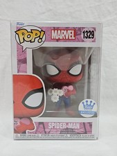 Funko Pop Spider-Man Valentines Day #1329 Funko Shop Exclusive W/ Protector