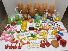 Vintage/Pre-Owned Large Lot of Mr. Potato Heads w/Accessories Clean L K 
