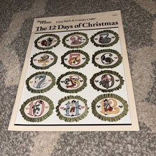 Vintage Better HOmes  Gardens The 12 Days of Christmas Cross Stitch Booklet