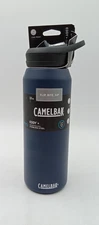 CamelBak Eddy+ Insulated 32 Oz Stainless Steel Water Bottle, Navy Blue