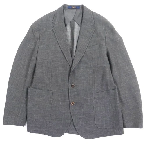 Ralph Lauren Polo Viral Gray Wool Blend Jacket Men's 42S Excellent Condition