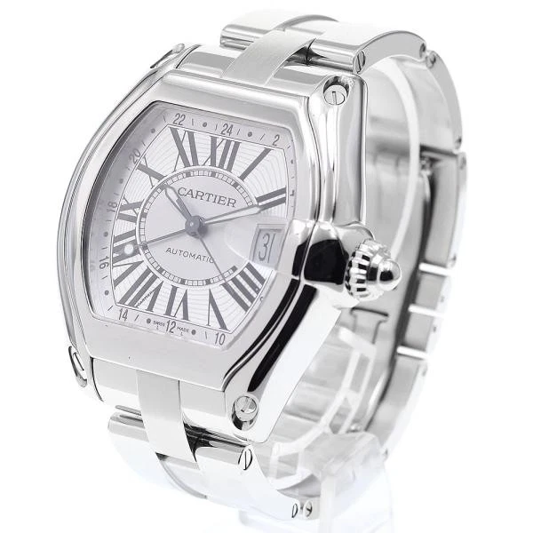 Cartier — Cartier Roadster XL W62032X6 40mm SS Silver Dial Automatic Watch #C3923